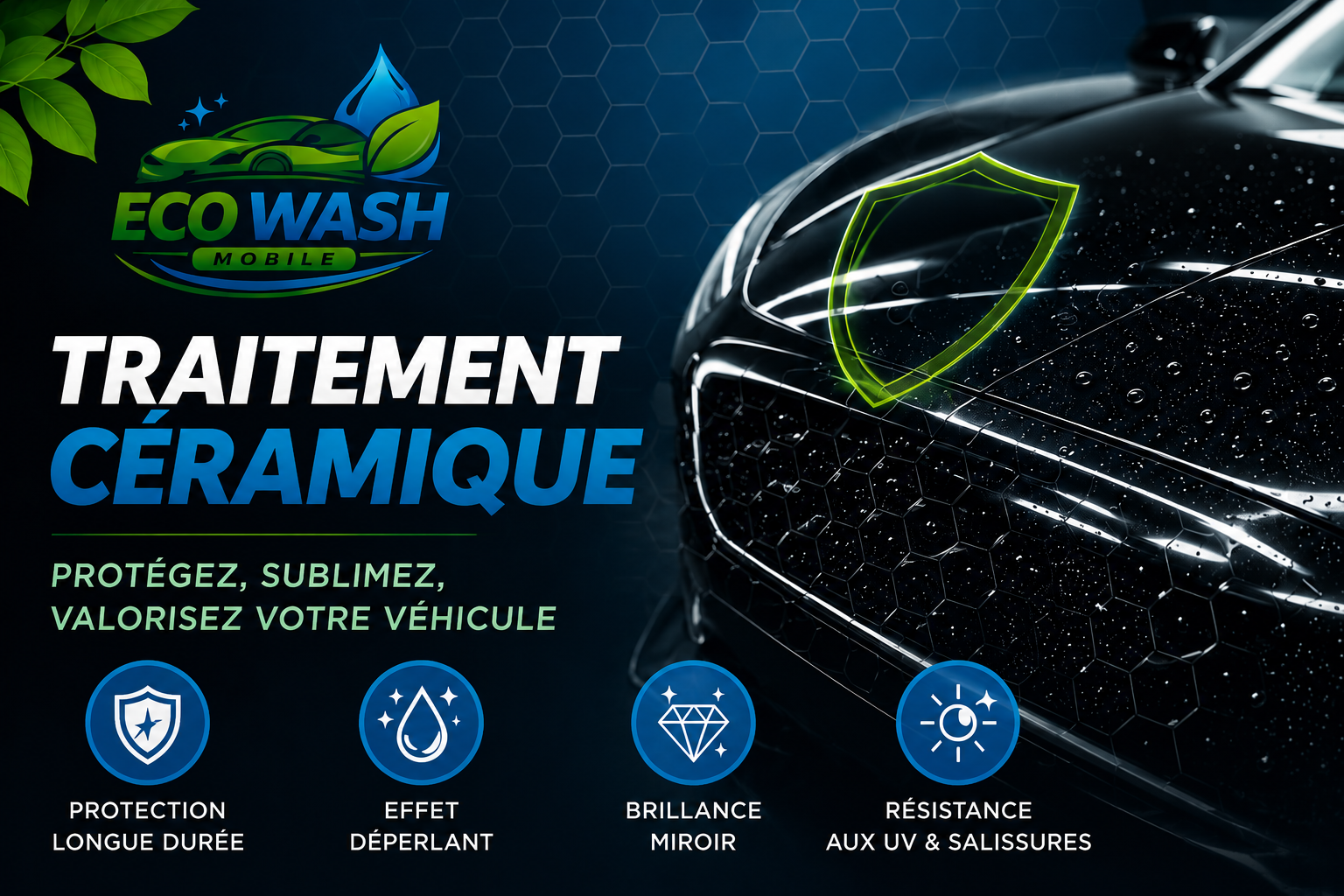 Traitement céramique carrosserie