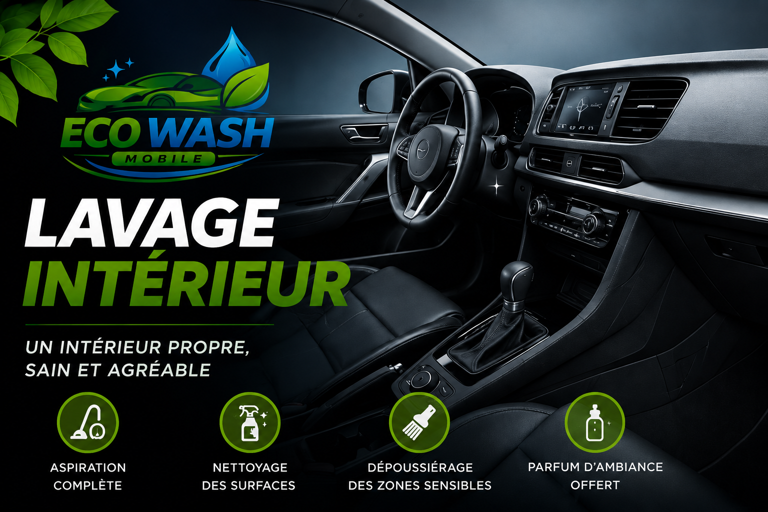 Lavage semi-complet véhicule